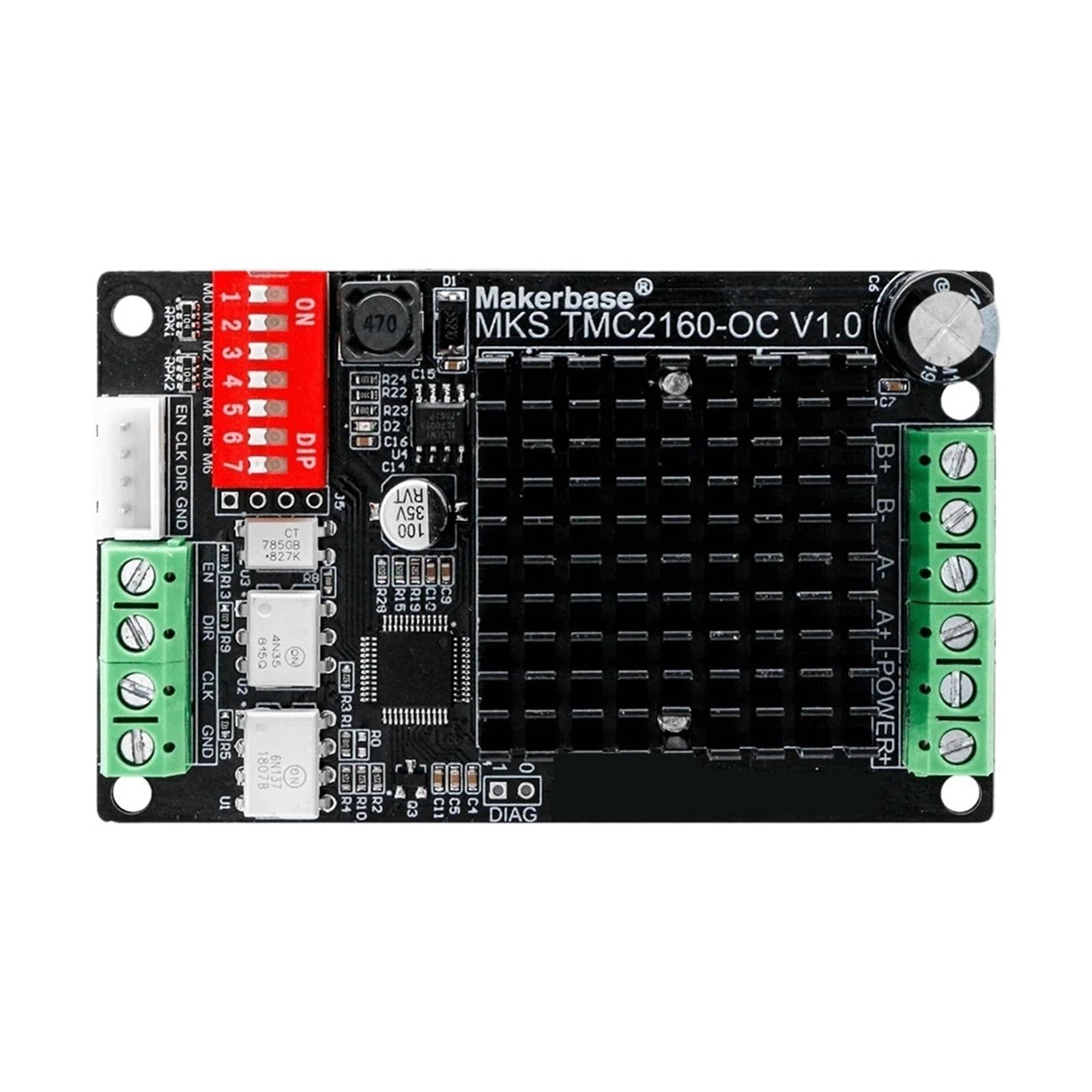 TMC2160 Stepper Motor Driver For Nema 23 Motor MKS TMC 2160 Stepping Driver Module Two Phase Hybrid Controller 3d Printer Engine