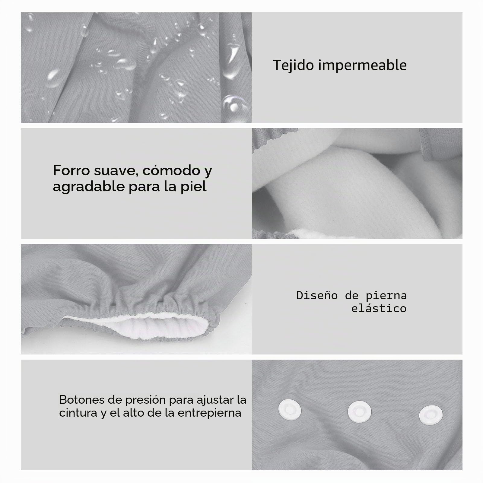 Pañal lavable para bebé, pañal lavable reutilizable, Pañales de tela ajustables y lavables de bolsillo, Lavables y Ajustables, para Niños, Niñas y Niños de 3 a 6 Años (104)