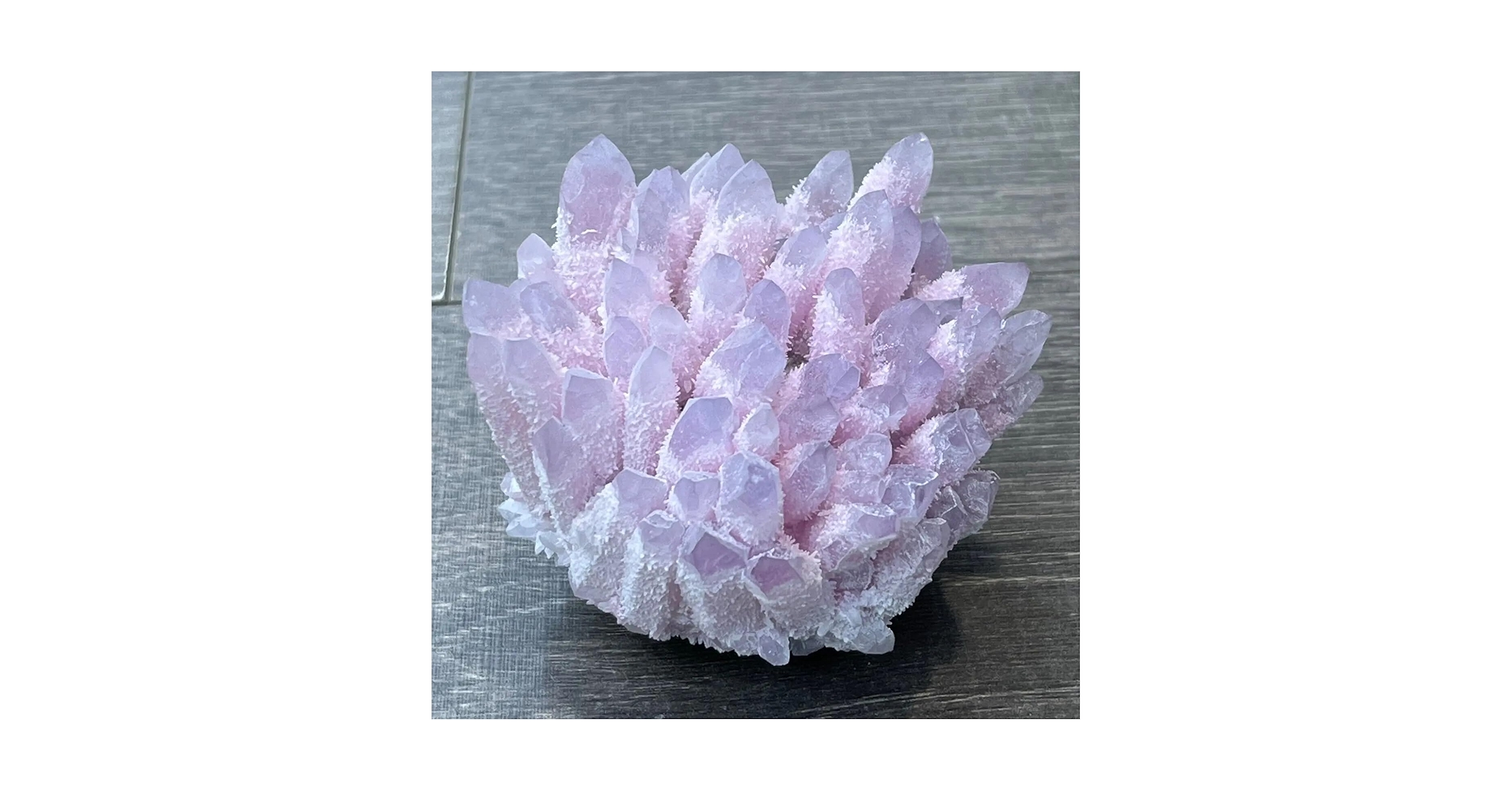 Amazon.co.jp: 美しい 天然ローズクォーツクリスタルクラスター