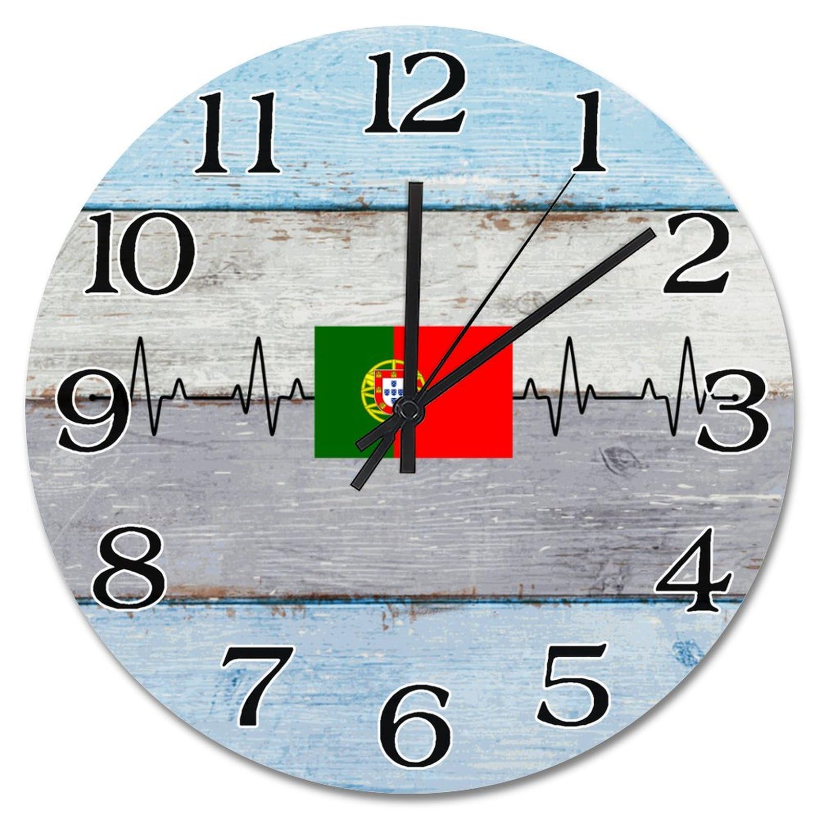 Horloge murale Portugal en bois pour raviver vos souvenirs de voyage