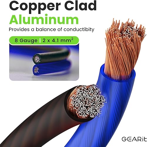 Vista 31 de GEARit Cable de calibre 4, cable eléctrico CCA para alimentación/tierra automotriz, cable de batería, audio de automóvil, RV, kit de cableado