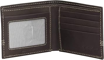 Timberland غائم رباعي Billfold بني مقاس واحد