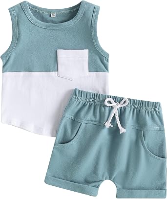 Infant Baby Boy Outfit Fall Winter Clothes Long Sleeve Sweatshirt Pullover Tops Joggers Pants Outfit Set