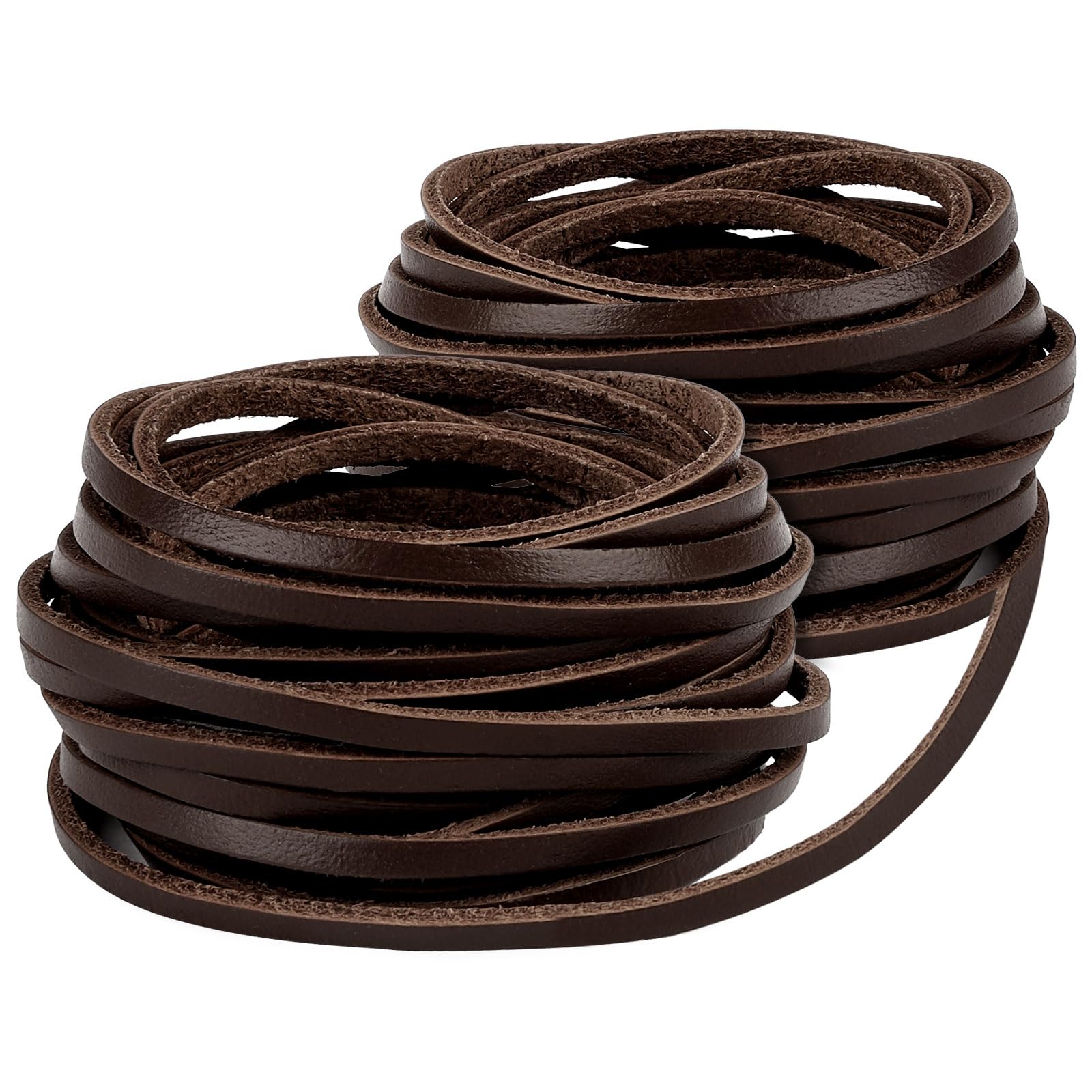 Amazon.com: 10 Yards Flat Genuine Leather Cord, Real Leather
