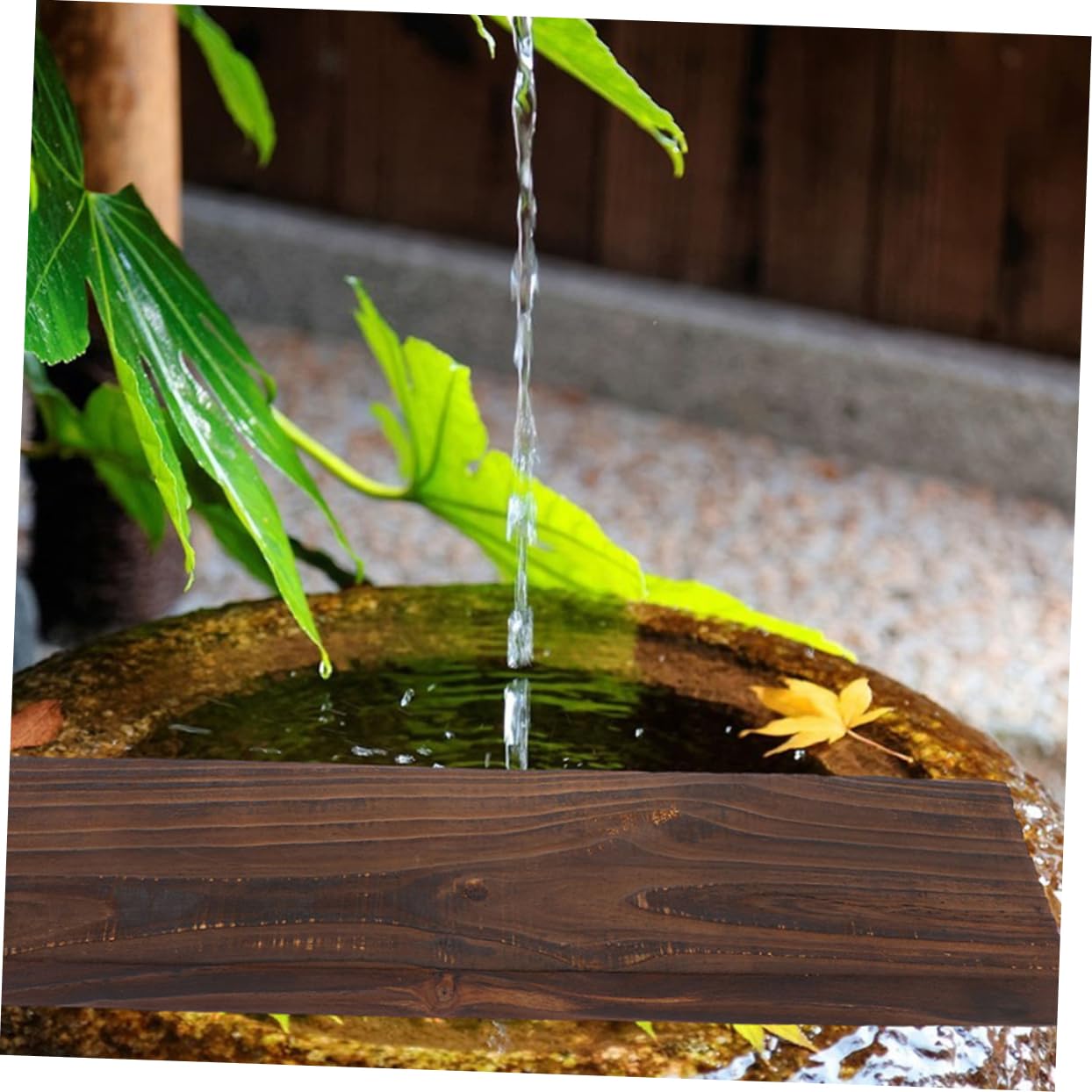 Toyvian Tablón de Madera Natural para Acuarios con Flujo de Agua Sereno, Diseño Rústico y Color Café, Adecuado para Decoración de Peceras y Proyectos DIY en Balcones