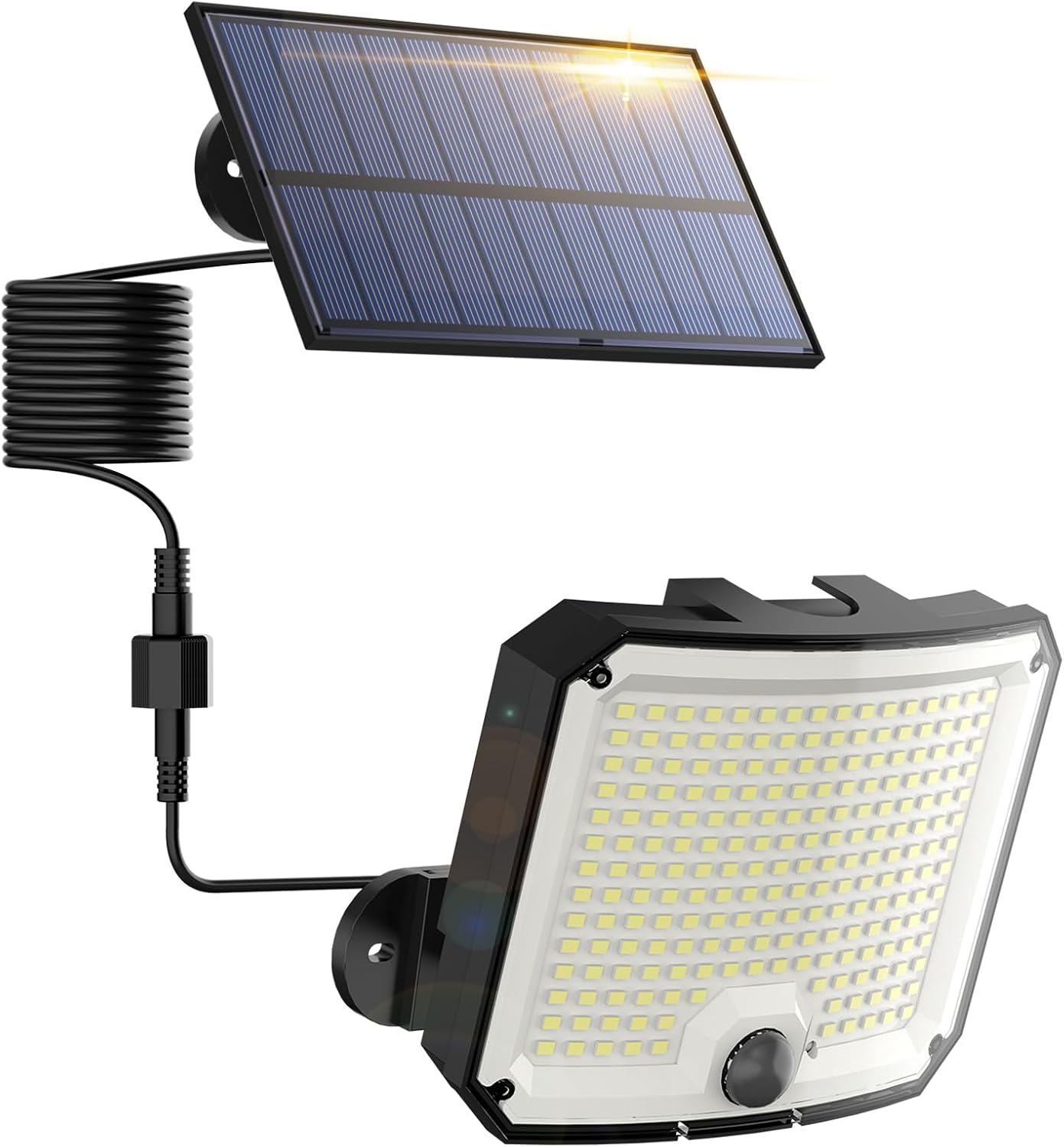 Spot Solaire Exterieur Detecteur De Mouvement Lot De 2 - Lampe Solaire