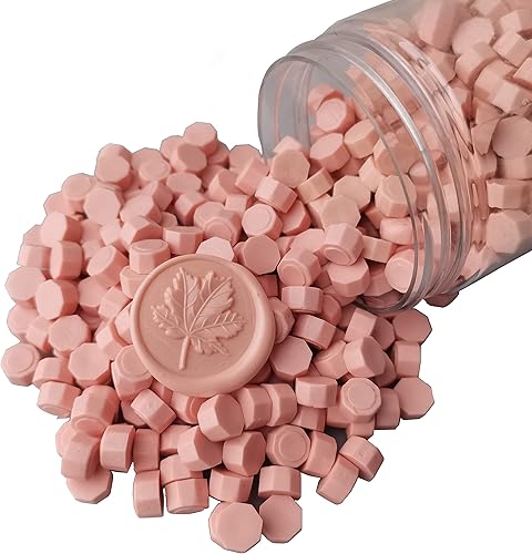 PORXFLY - 400 cuentas de cera de sellado para sello de cera cuentas de sellado de cera ideales para invitaciones de boda paquetes de vino sobres de