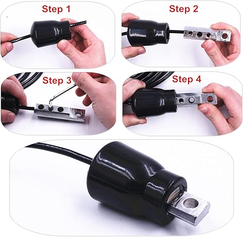 Miniatura 4 de J Bryant Gym Machine Accessories for M5M6 Cable Ball Stopper Interface Port Components Fitness Equipment Wire Rope Port Joint Replacement Parts for