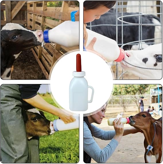 Calf Nursing Bottle | Feeding Bottle Calf Bottle | Drink Bottle Goat Bottle, Baby Goat Supplies, Calf Nursing Bottles for Lamb, Small Animals