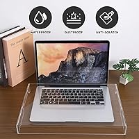 Vista 5 de Cubiertas de teclado para portátil de 15.6 pulgadas, cubierta de teclado acrílico, protector de teclado para computadora portátil de gato, protector