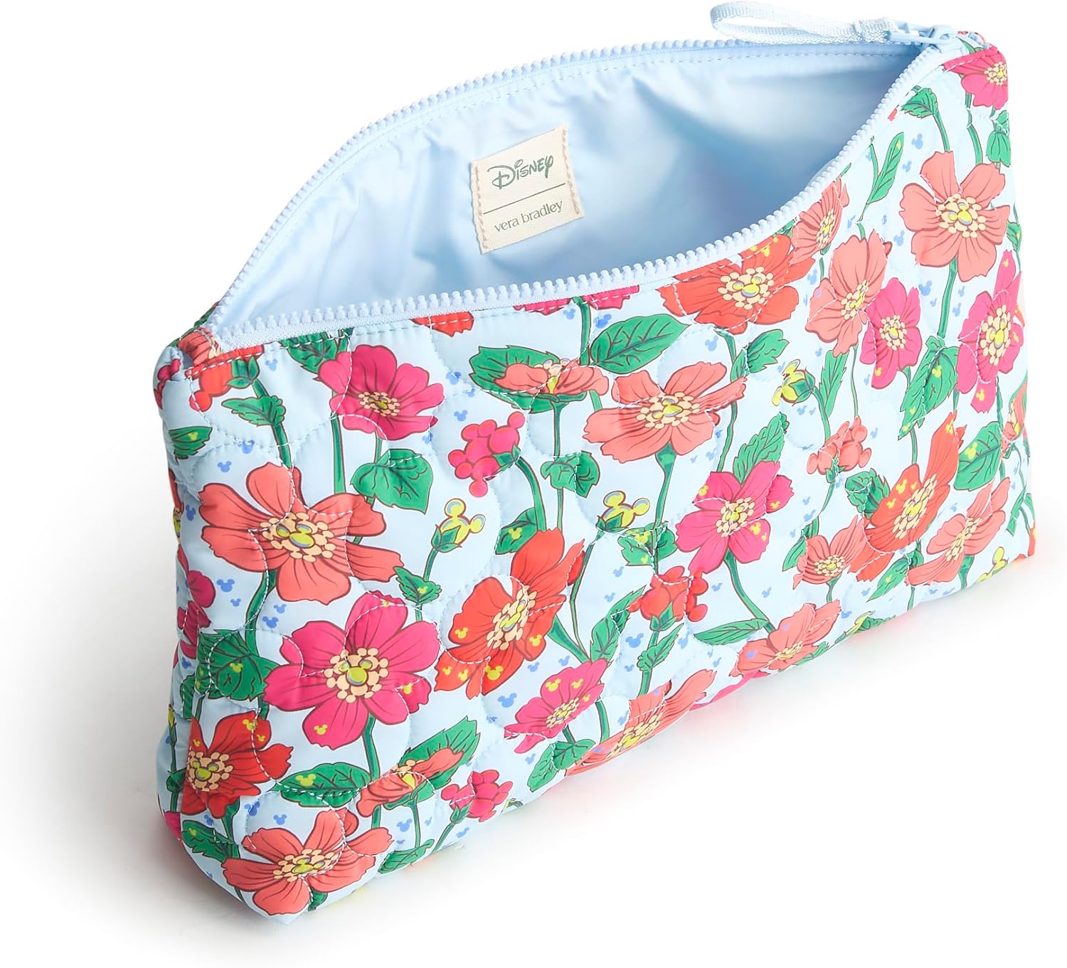 Vera Bradley Women's Disney Featherweight Large Pouch, Mickey Meadow, One Size - Image 2