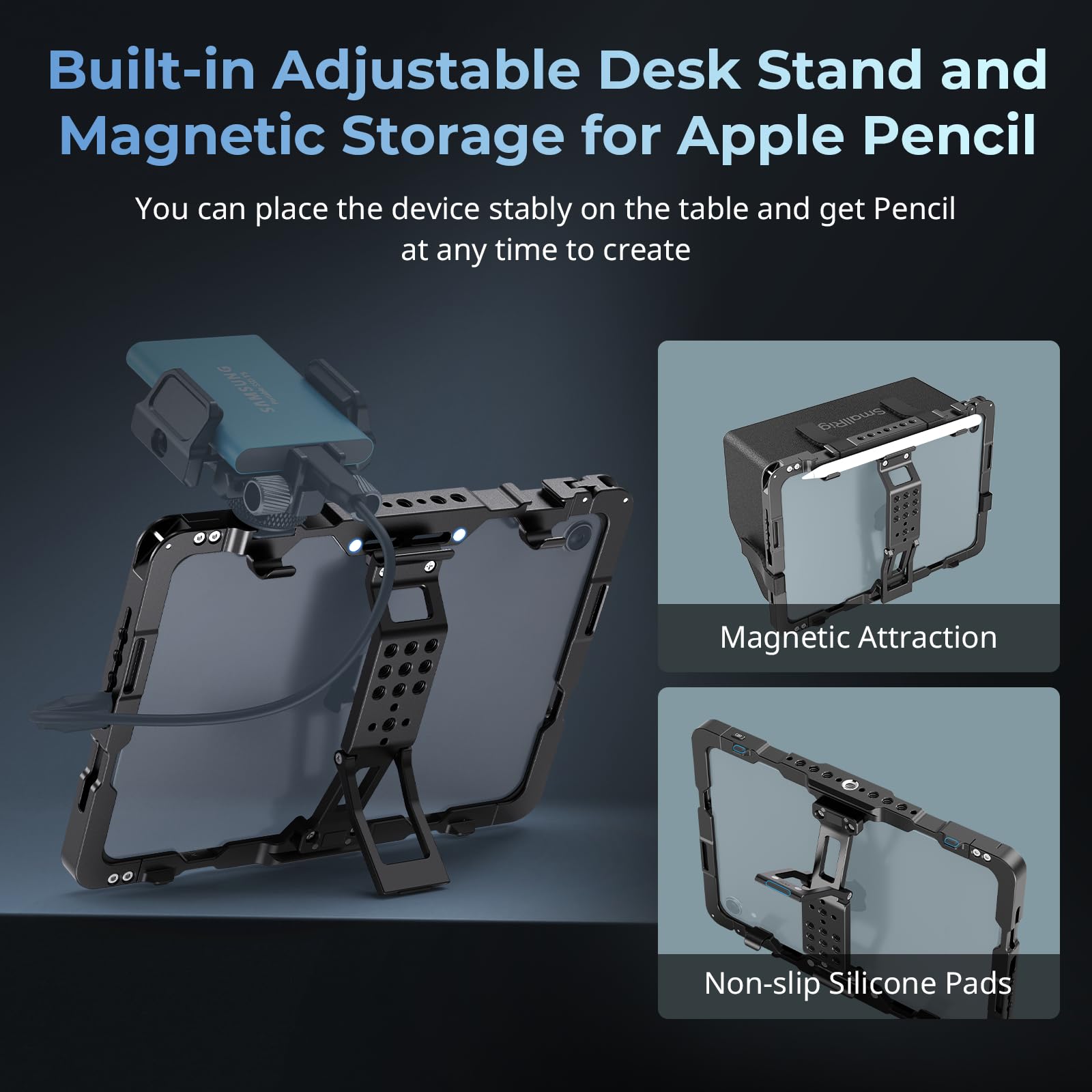 SmallRig MD5058 iPad mini 6/A17 Pro用ケージ Cage for iPad mini 6 / A17 Pro