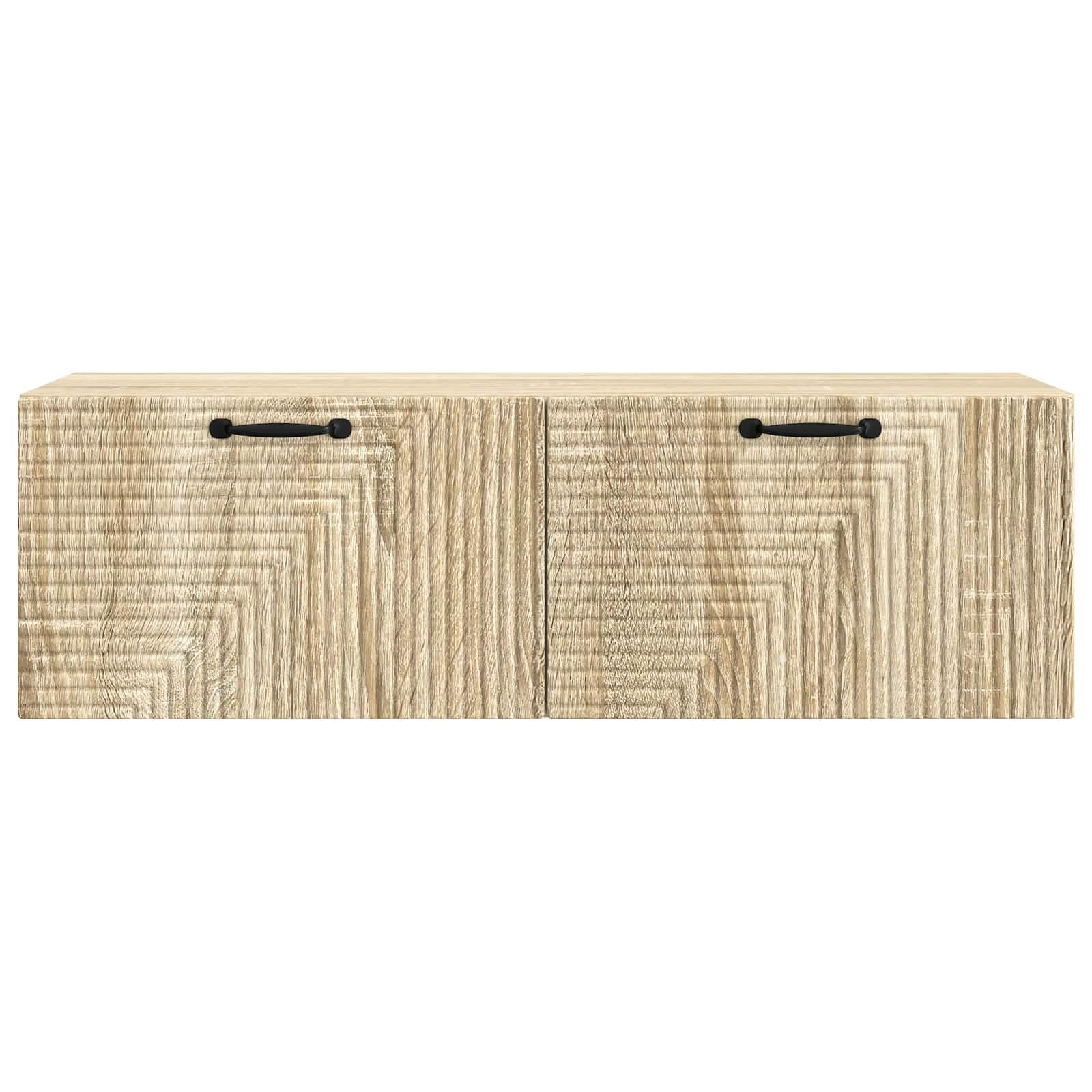 Hothingwell TV-Wandschrank, 98 x 31 x 30 cm, Holz | 90° drehbare Scharniertüren, großer Stauraum, einfache Reinigung mit feuchtem Tuch, platzsparendes Design