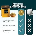 CHAYAM Chamomile Infusion - 30g Loose Tea | Pure Whole Chamomile Flowers Dried | Calming Bedtime Herbal Infusion | For Sleep & Stress Relief | Caffeine-Free | Premium Tin Caddy | Herbal Infusion gallery image