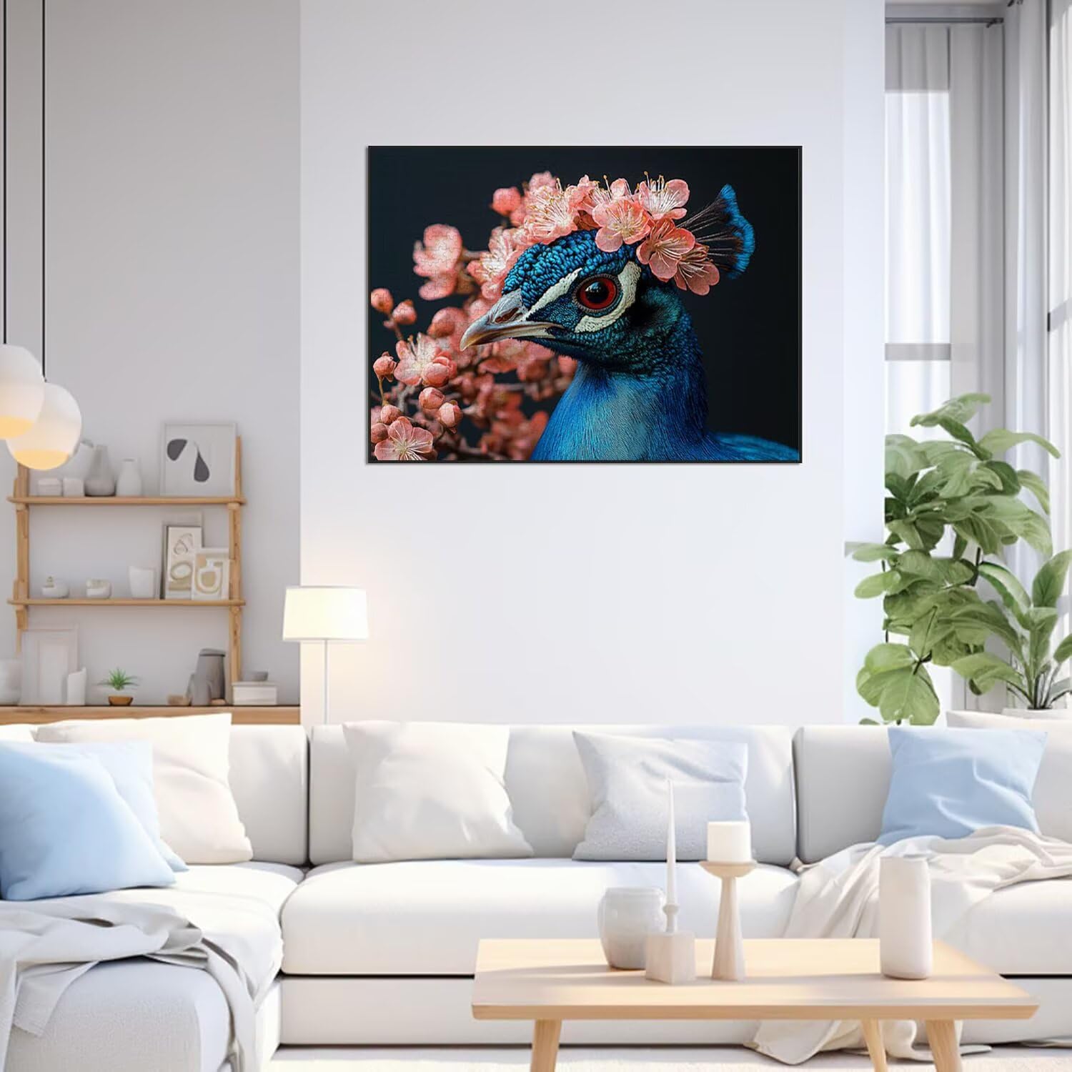 Puzzle 2000 Pezzi Fiori Puzzle Classici per Gioco Familiare, n-293 | Impossibile Puzzles, Intrattenimento Creativo, Rilassamento e Intelligence, Regalo per Amore e Amico, Decorazioni Casa, Paone