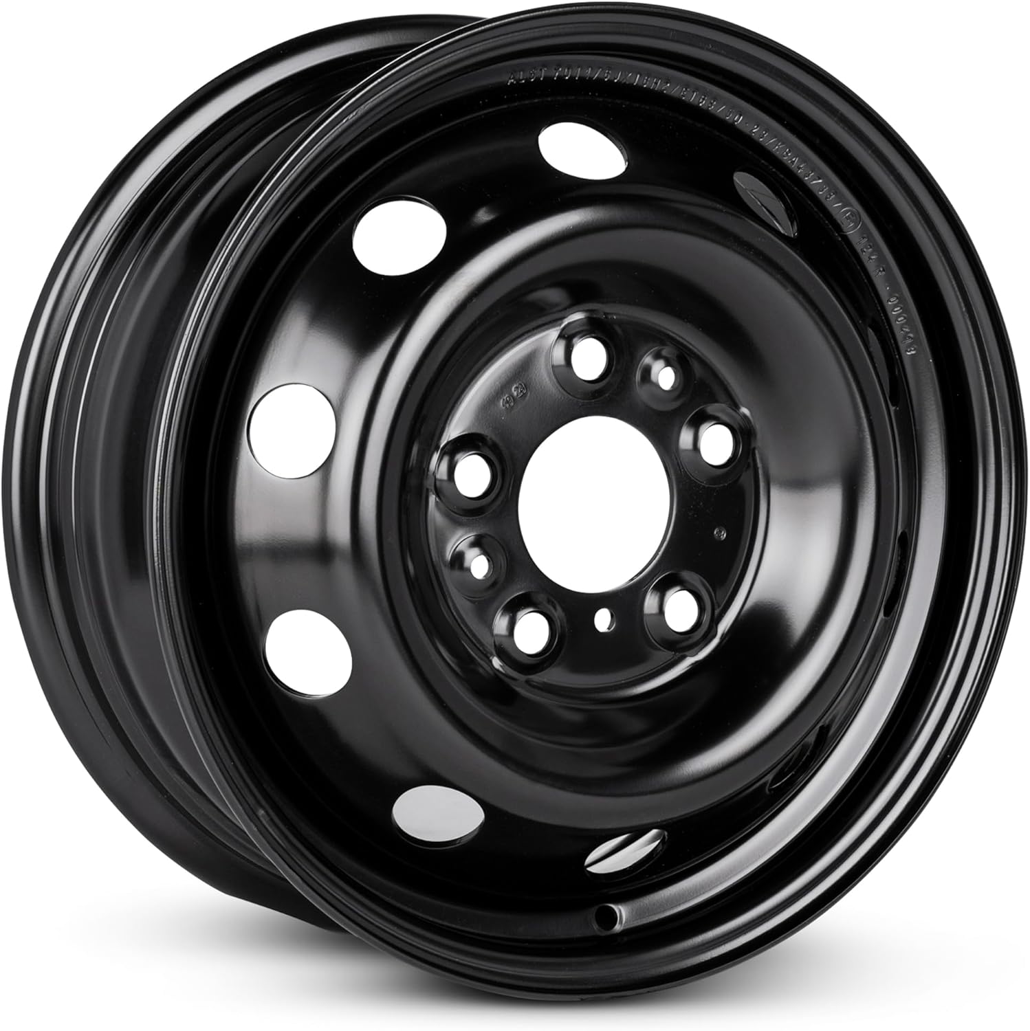 For 2014-2025 Dodge Promaster 3500 16 Inch Painted Black Rim - OE Direct Replacement - Road Ready Car Wheel