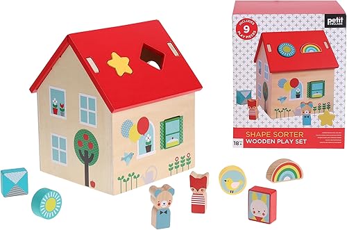 Miniatura 7 de Petit Collage Juego de madera con clasificación de formas