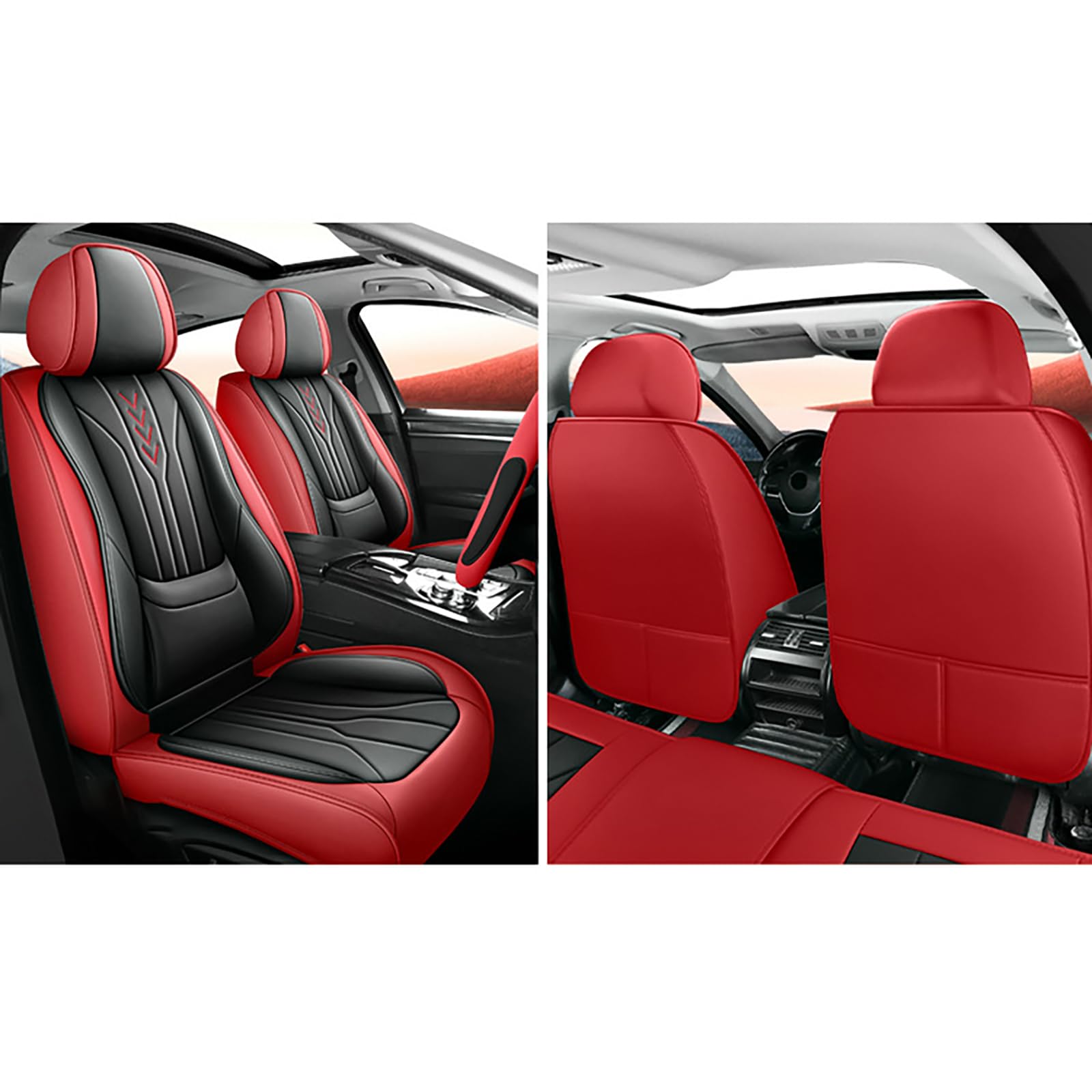 Housses De Siège Pour Toyota Aygo X (2022-2025) - Simili Cuir - Protection Anti-Taches Et Usure - Faciles à Nettoyer