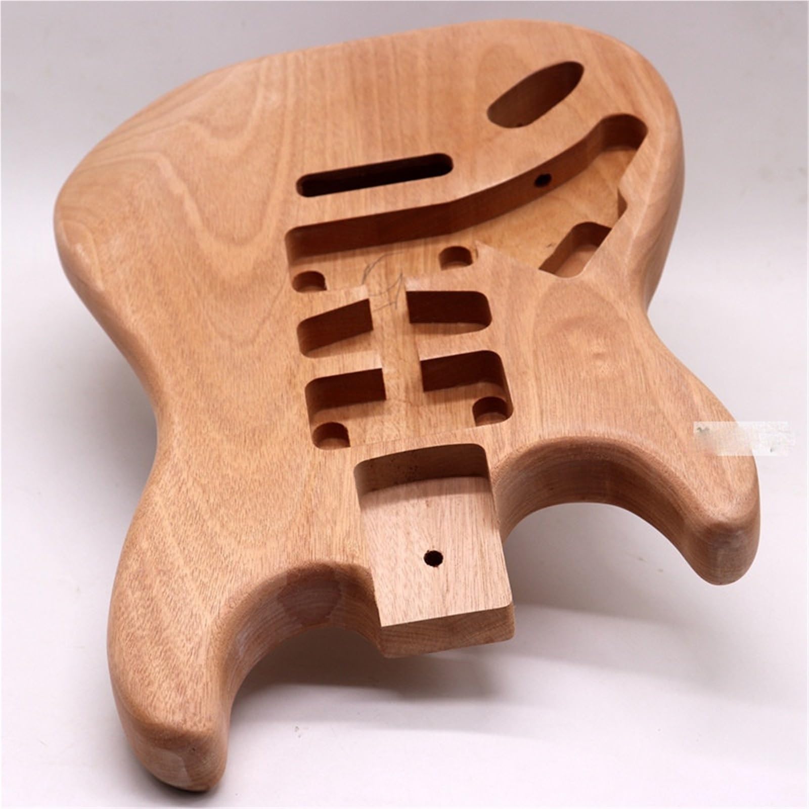 Gitara Elektryczna Dla Leworęcznych Z Drewna Okoume Wykonana Metodą DIY Zestaw Samodzielnego Montażu Korpusu Gitary