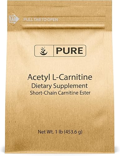 Pure Original Ingredients Acetil L-carnitina (1 lb) ALCAR, suplemento de aminoácidos en polvo