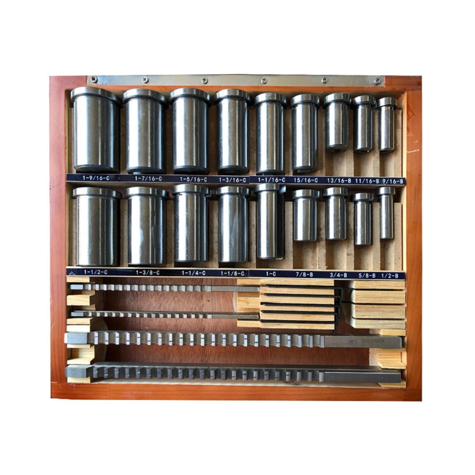 Set di 21 brocce per chiavette, in Acciaio rapido di Dimensioni metriche, per Macchine Utensili CNC per la Lavorazione dei Metalli e torni.