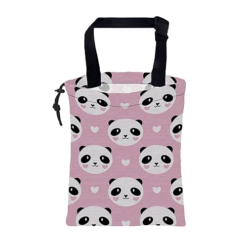 Miniatura 24 de Bolsa de basura para automóvil, diseño retro abstracto de flores groovy con cordón para colgar y bolsa de almacenamiento con hebilla ajustable, cubo