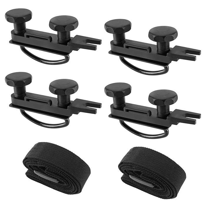 Buy 4 PCS Universal Roof Box U Bolt Clamps, Color You U Clips Rooftop
