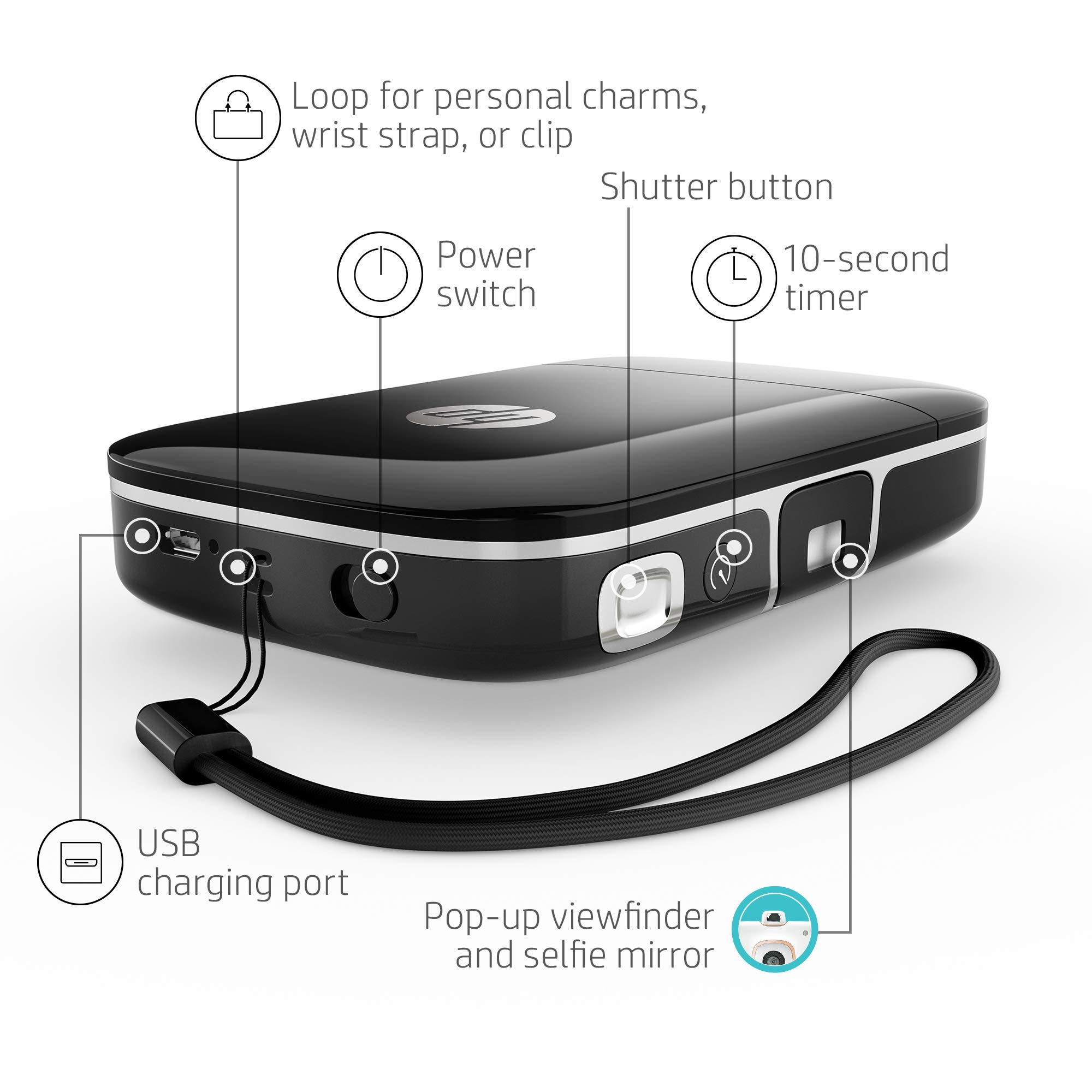 HP Sprocket 2-in-1 Portable Photo 