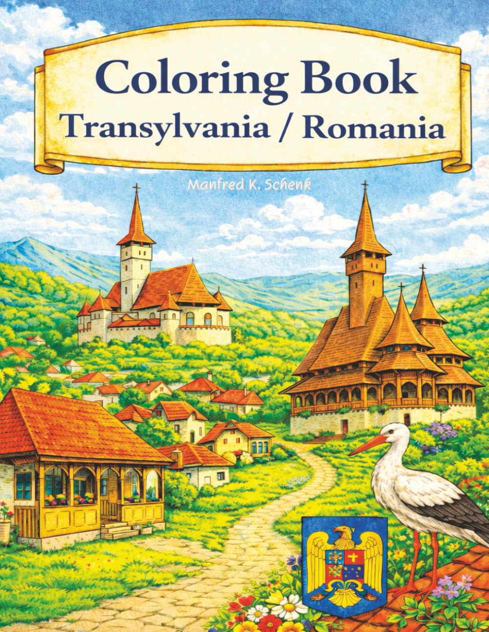 Coloring Book Transylvania / Romania