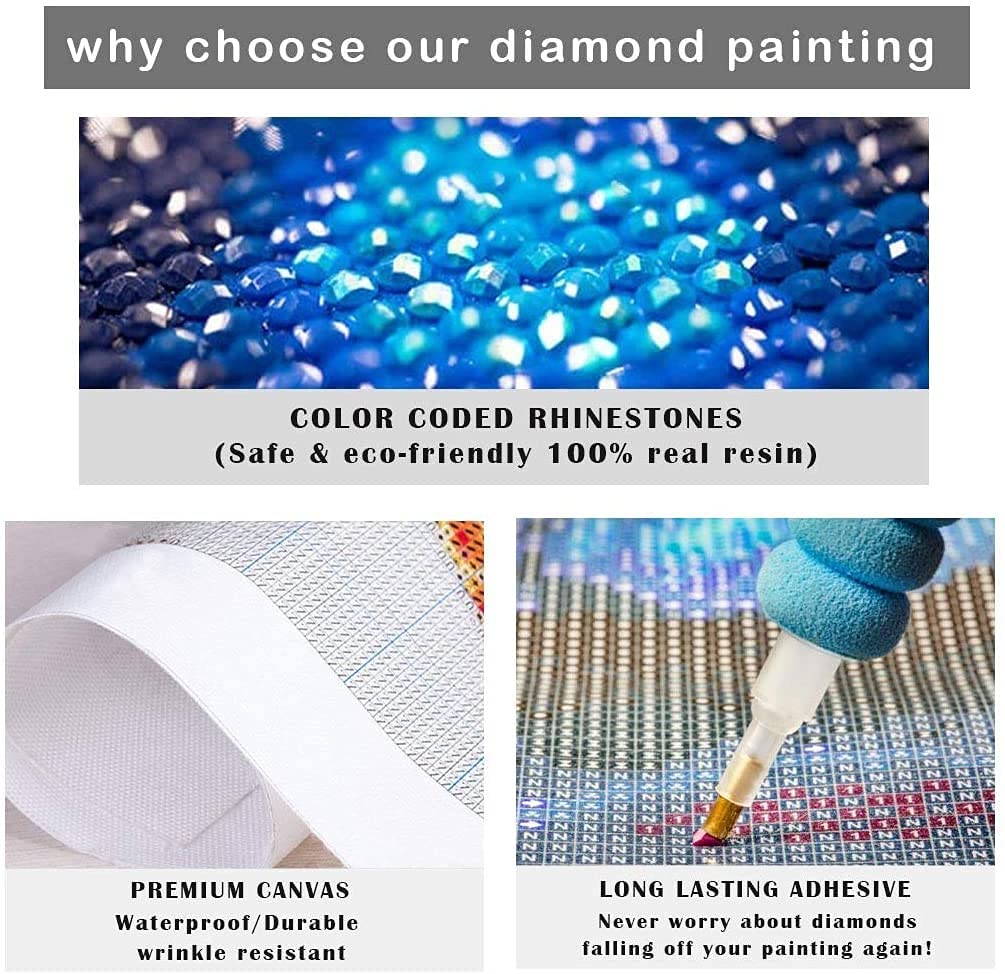 DIY zestawy do malowania diamentowego 5D dla dorosłych i dzieci kotek duży rozmiar pełne wiertło diamentowy haft obraz mozaika obrazy według numerów zestawy prezent dla domu dekoracja ścienna obraz 80 x 180 cm