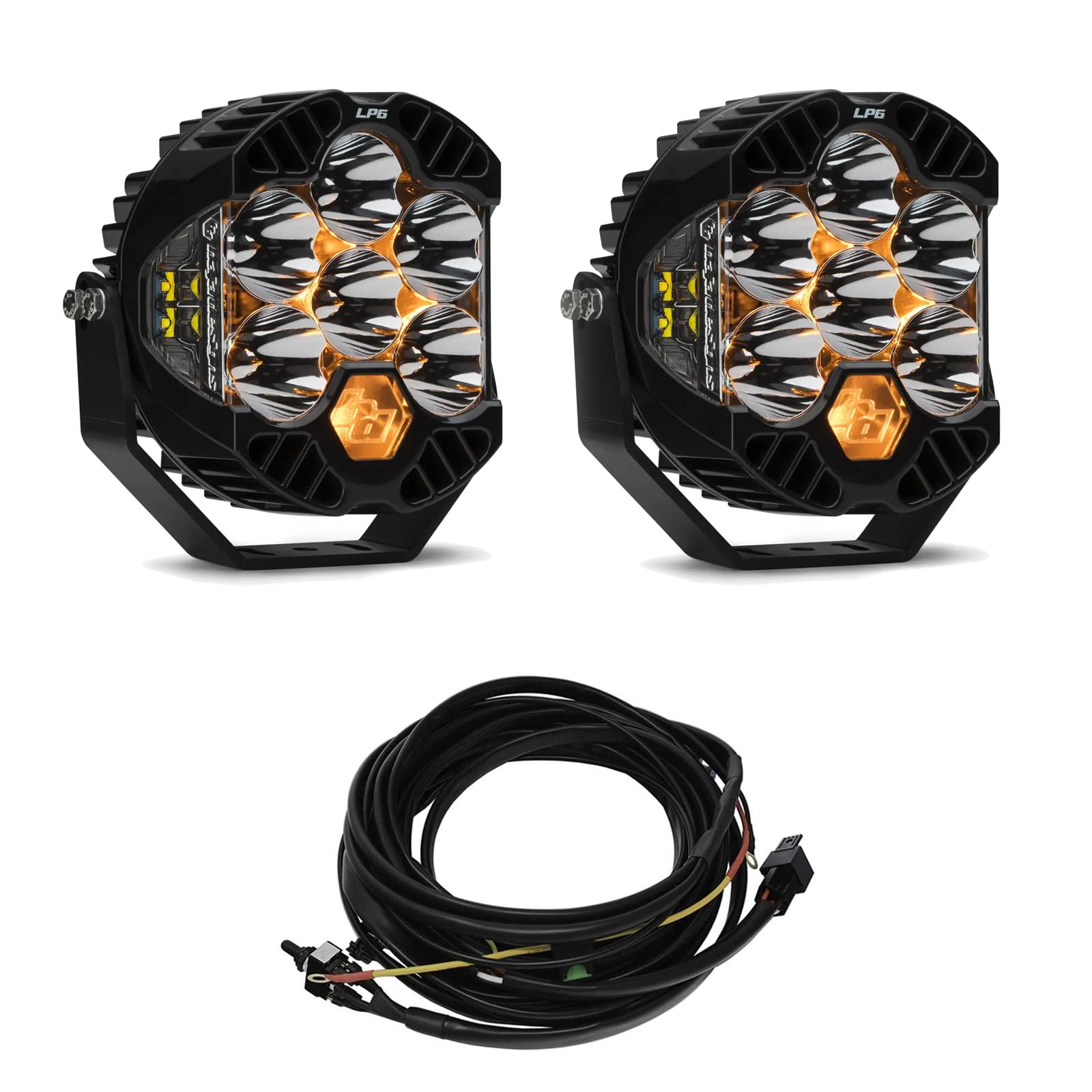 Amazon.co.jp: Baja Designs LP6 Pro 6インチ LED補助ライトポッド