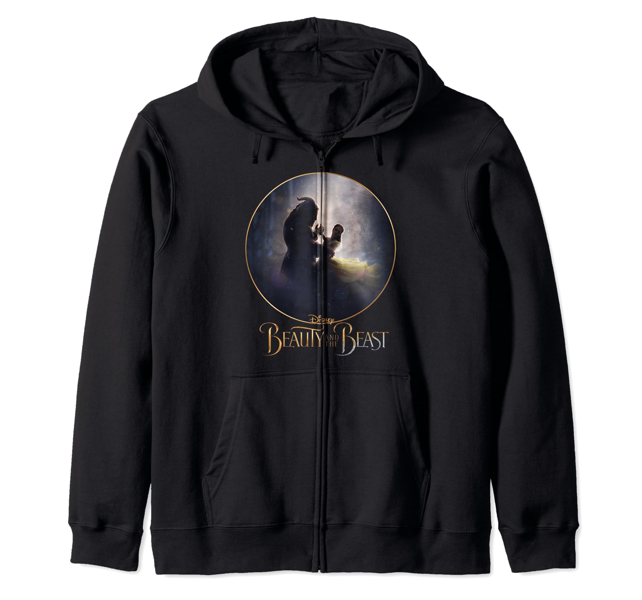 Disney Beauty and The Beast Belle Enchanted Dance Zip Hoodie, Black