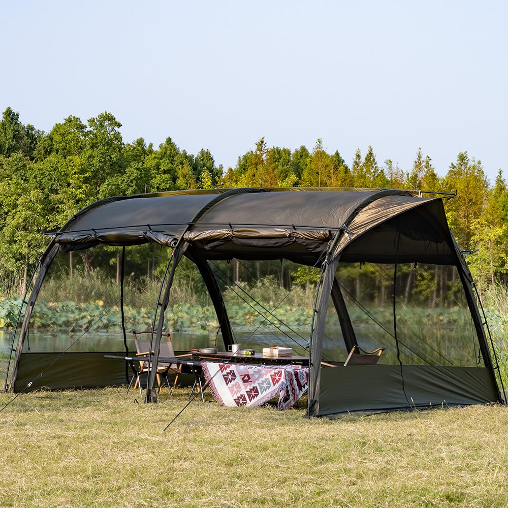 Amazon.co.jp: MC トモウント トンネルテント TZ-800 メッシュドア