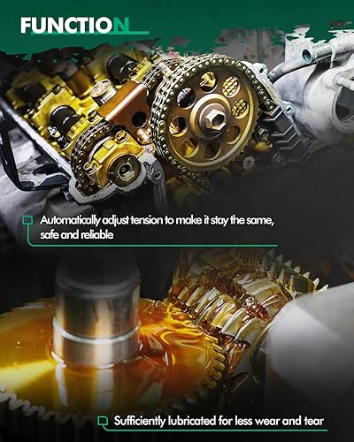 Miniatura 6 de SCITOO Kit de cadena de distribución bomba de agua 13070-7Y016 para Nissan Altima 2005-2006, para Nissan Maxima 2004-2008, para Nissan Quest