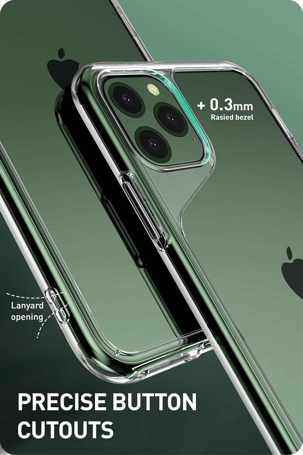 i-Blason Halo Series for iPhone 11 Pro, Scratch Resistant Clear Case for iPhone 11 Pro 5.8 Inch 2019 Release (Clear)