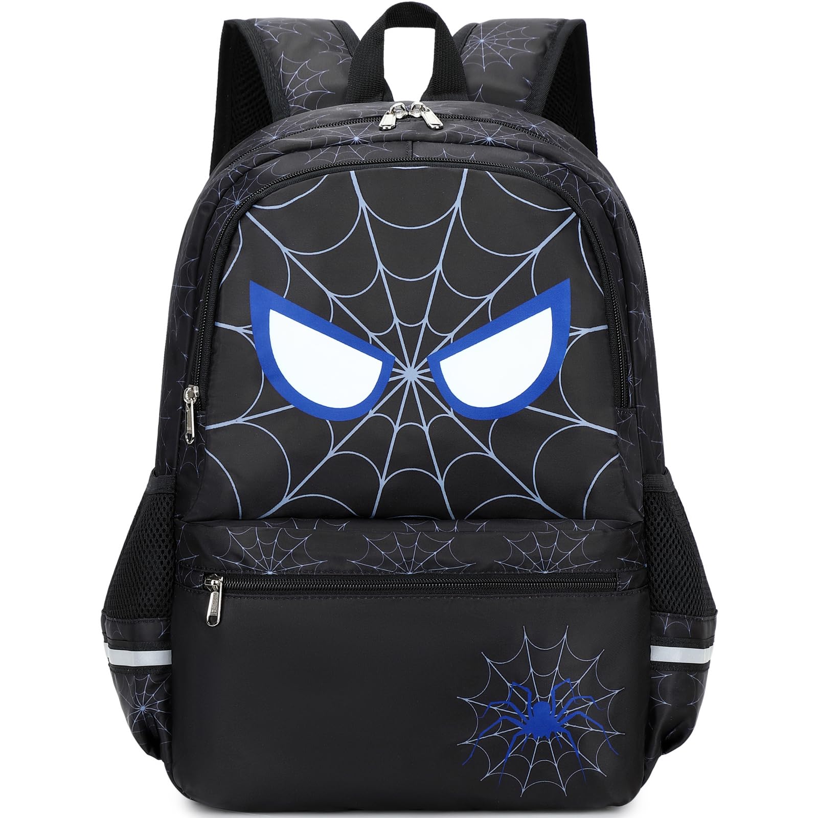 DSIUE Backpack for School Boys Backpacks for Kids Spider Bookbag for Elementary School Bags Lightweight Travel Back Pack (Spider)