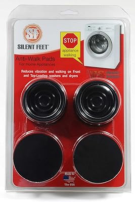 Anti-Walk Silent Feet - Anti-Vibration Pads for Washing Machines and Dryers