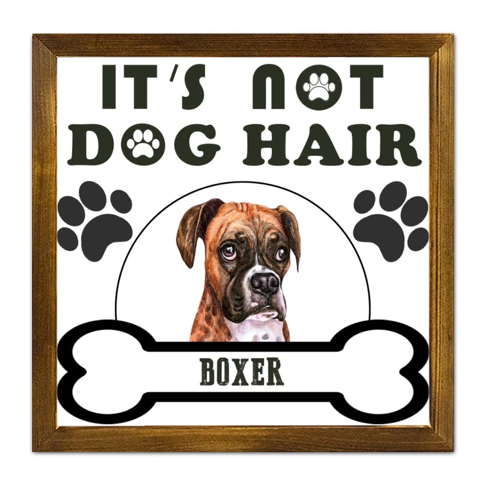 Panneau mural Boxer en bois pour une déco de cuisine style ferme