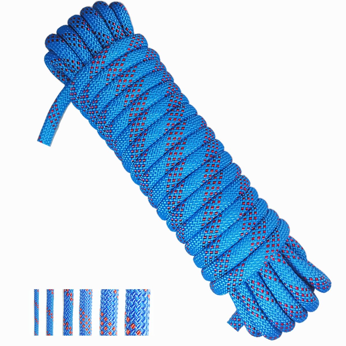 Treadstar, PolypropyleneRope, 10 mm Blue Cord Rope, Boat Structure, Anchor Rope, Dock Lines, Braided Rope, Nylon Cord (10 mm - 7 Metres) — image 1