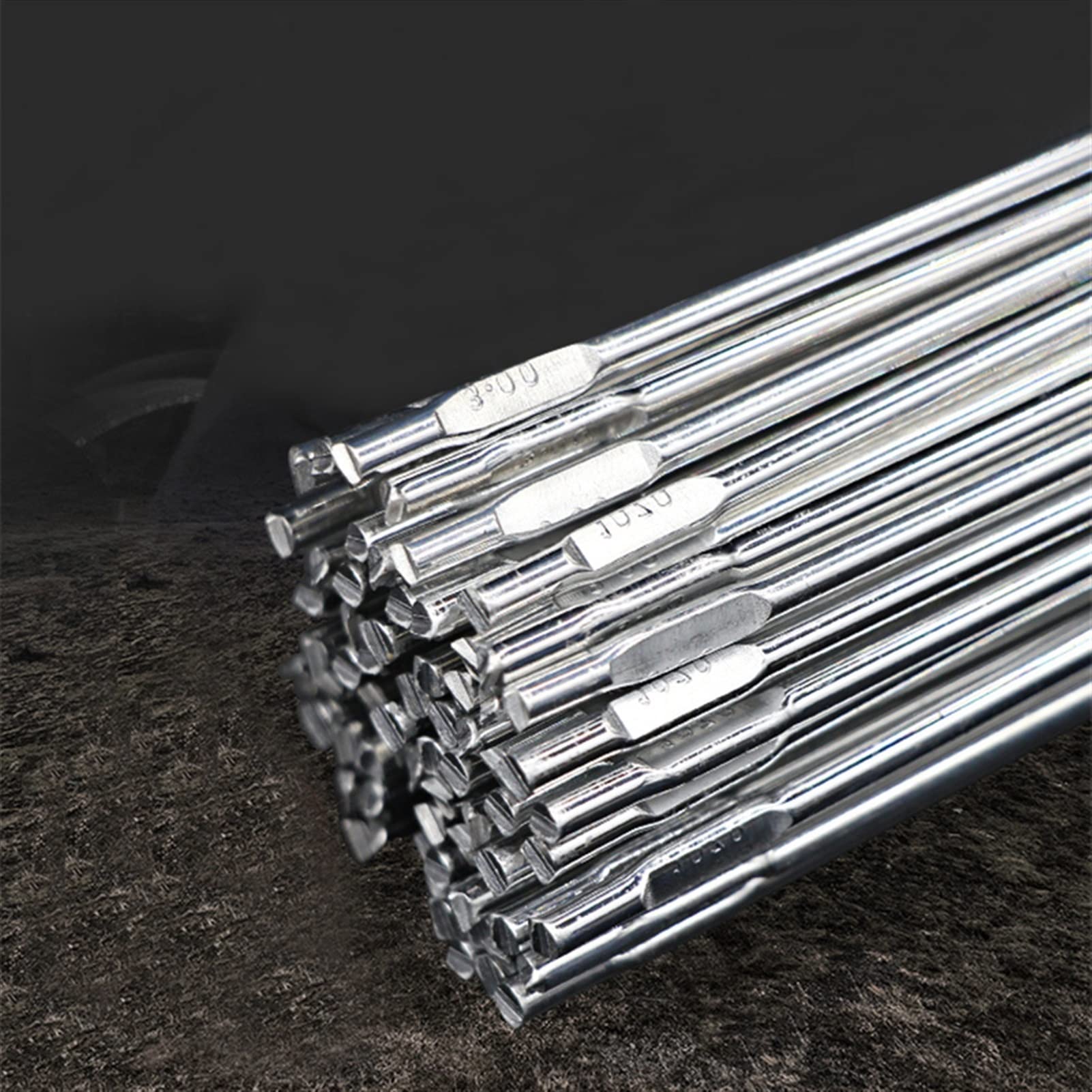 Lnanqing-Welding Wire 5356 Aluminum Magnesium Welding Wire Cored Wire Low Temperature 500mm 4043 Aluminum Silicon Welding Wire, Multipurpose and Universal ( Diameter : 2.0mm , Material : 4043-10 pcs )