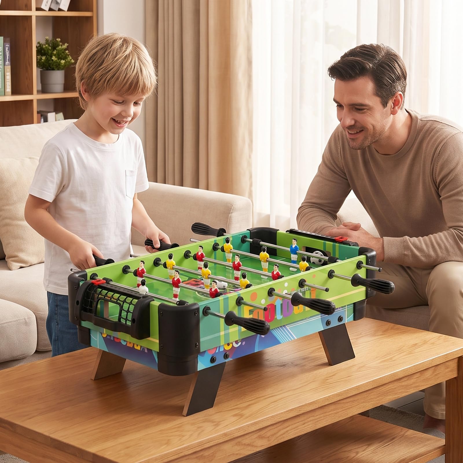 COSTWAY 4 in 1 Tavolo Multigioco per Bambini 3+ Anni