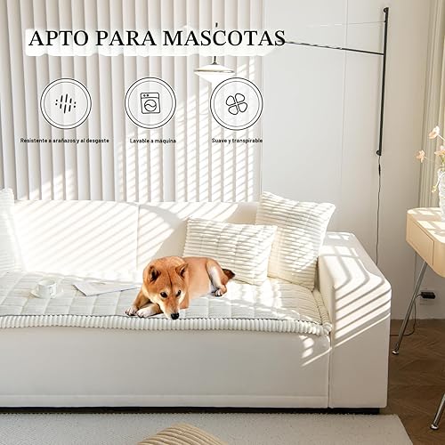 Miniatura 2 de ZQFFB Funda para Sofá para Mascotas Perros Lavable Antideslizante Protector para Mascotas Alfombra para Perros para Sofás y Sillones