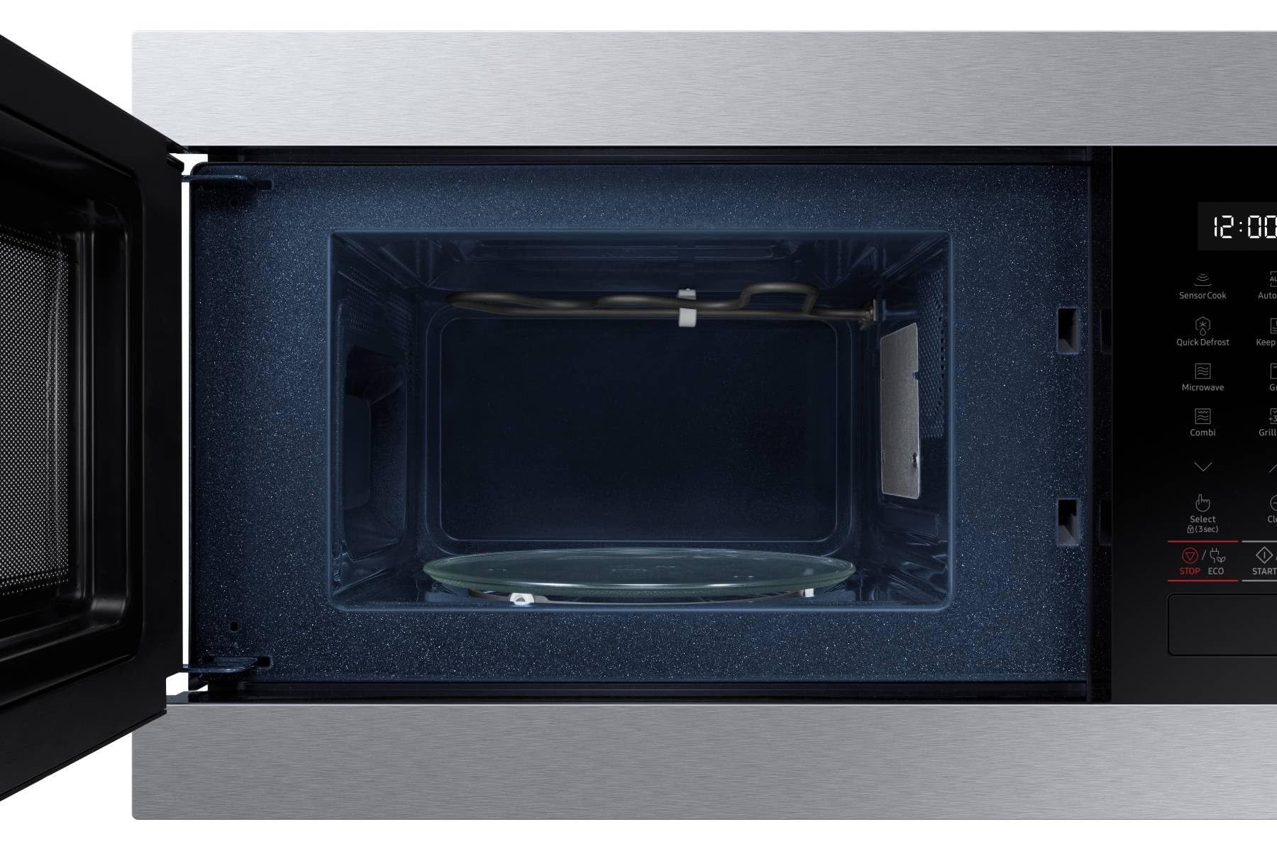 SAMSUNG Micro ondes Grill Encastrable MG22M8274AT 22 litres, Grill, AutoCook