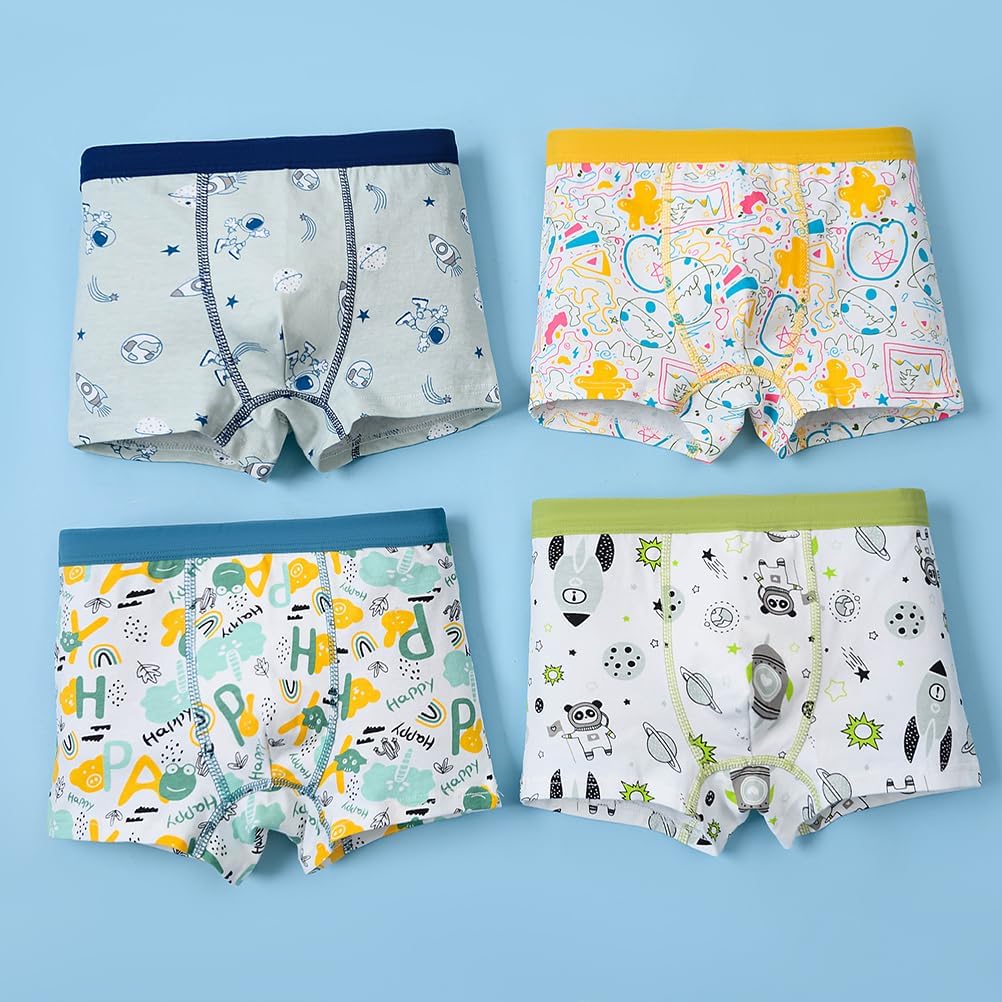 Boys Boxer Briefs Kids Underwear Boys,Cotton,12 Pack - Image 3