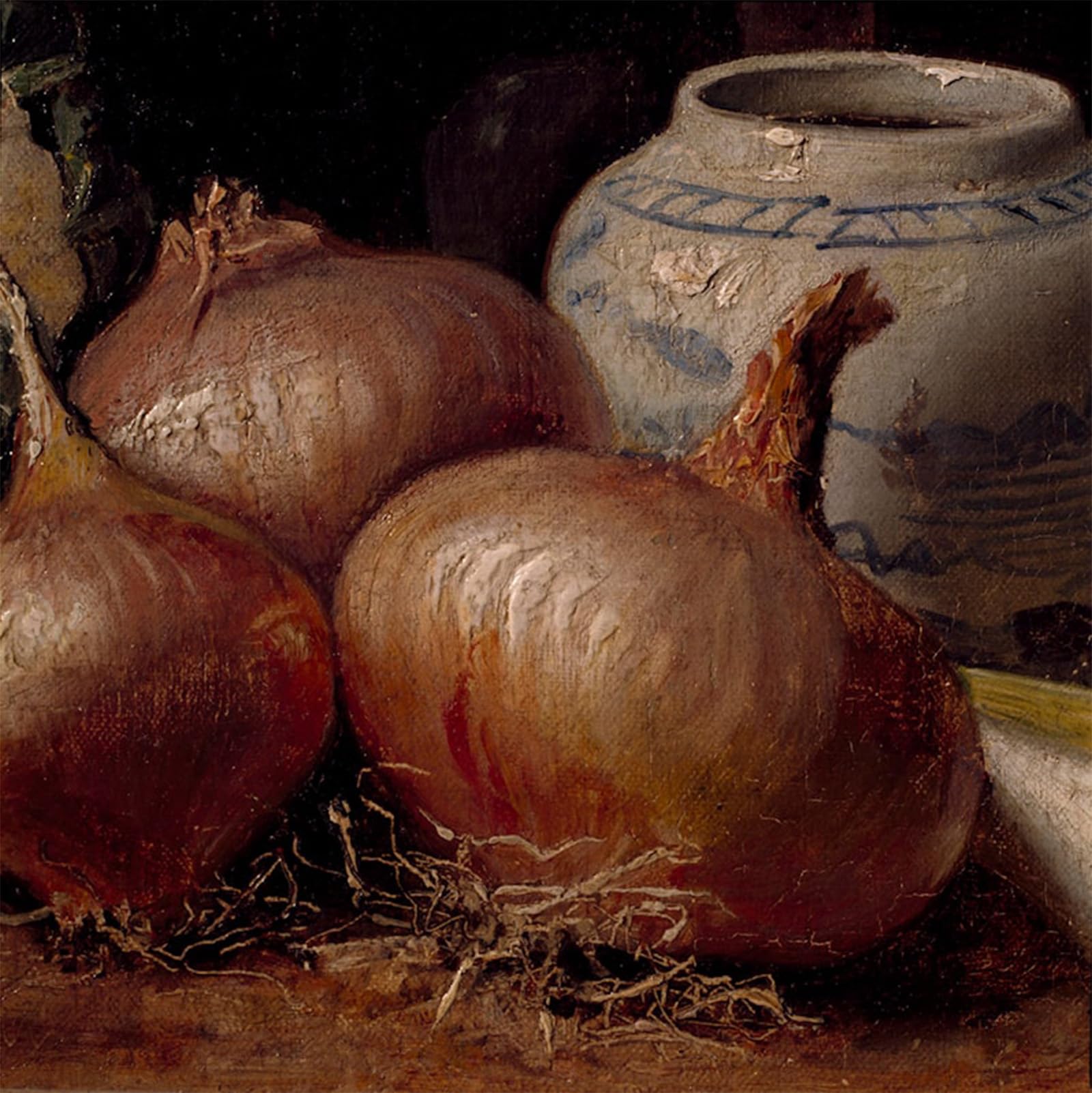 RZHRHJES Famous Painting Poster Art Canvas Print Retro Picture Still Life with Onions Eugene Jansson Poster Wall Art for Home Decor 60x90cm