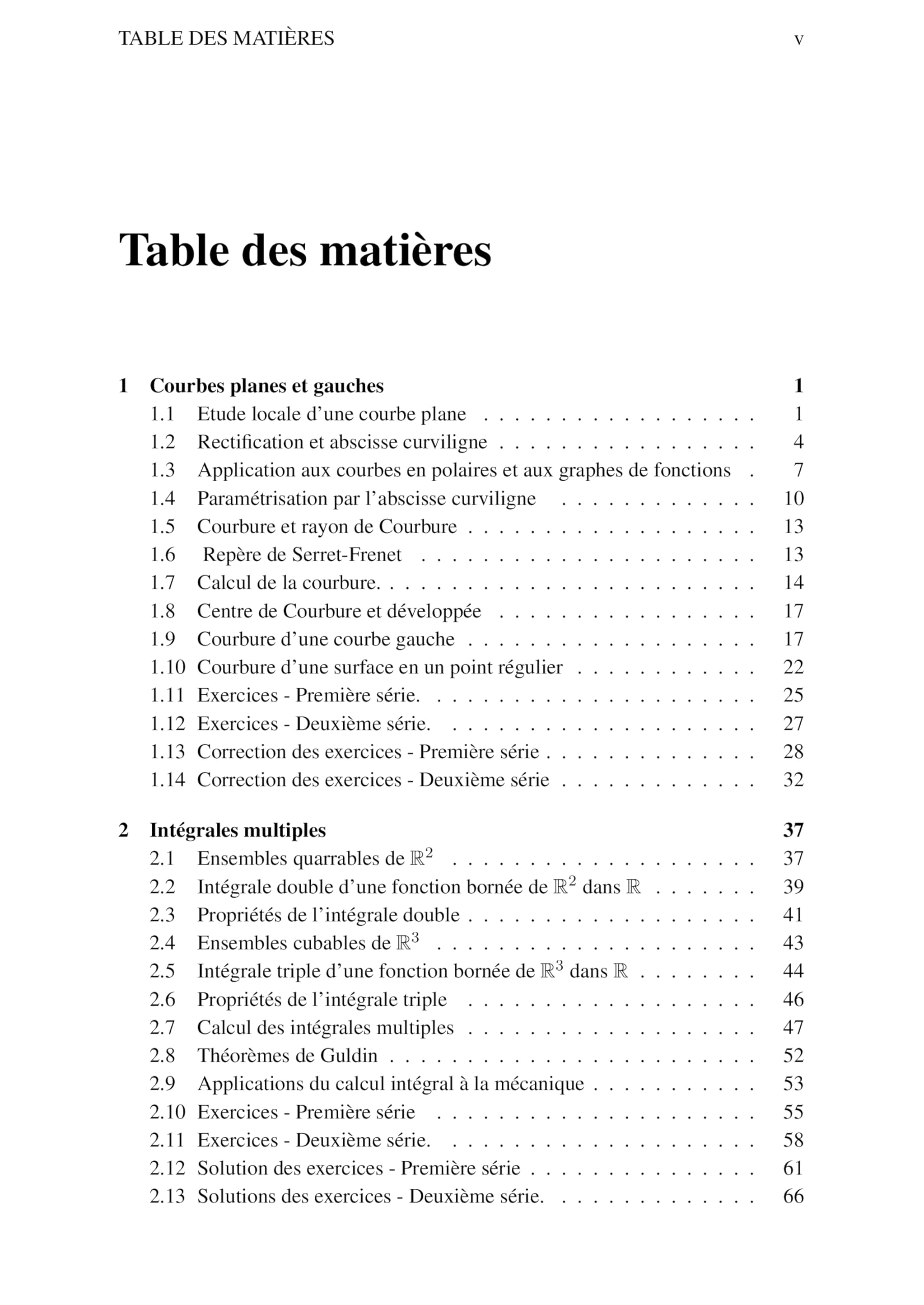 Analyse vectorielle: Courbes et surfaces - Équations aux dérivées partielles
