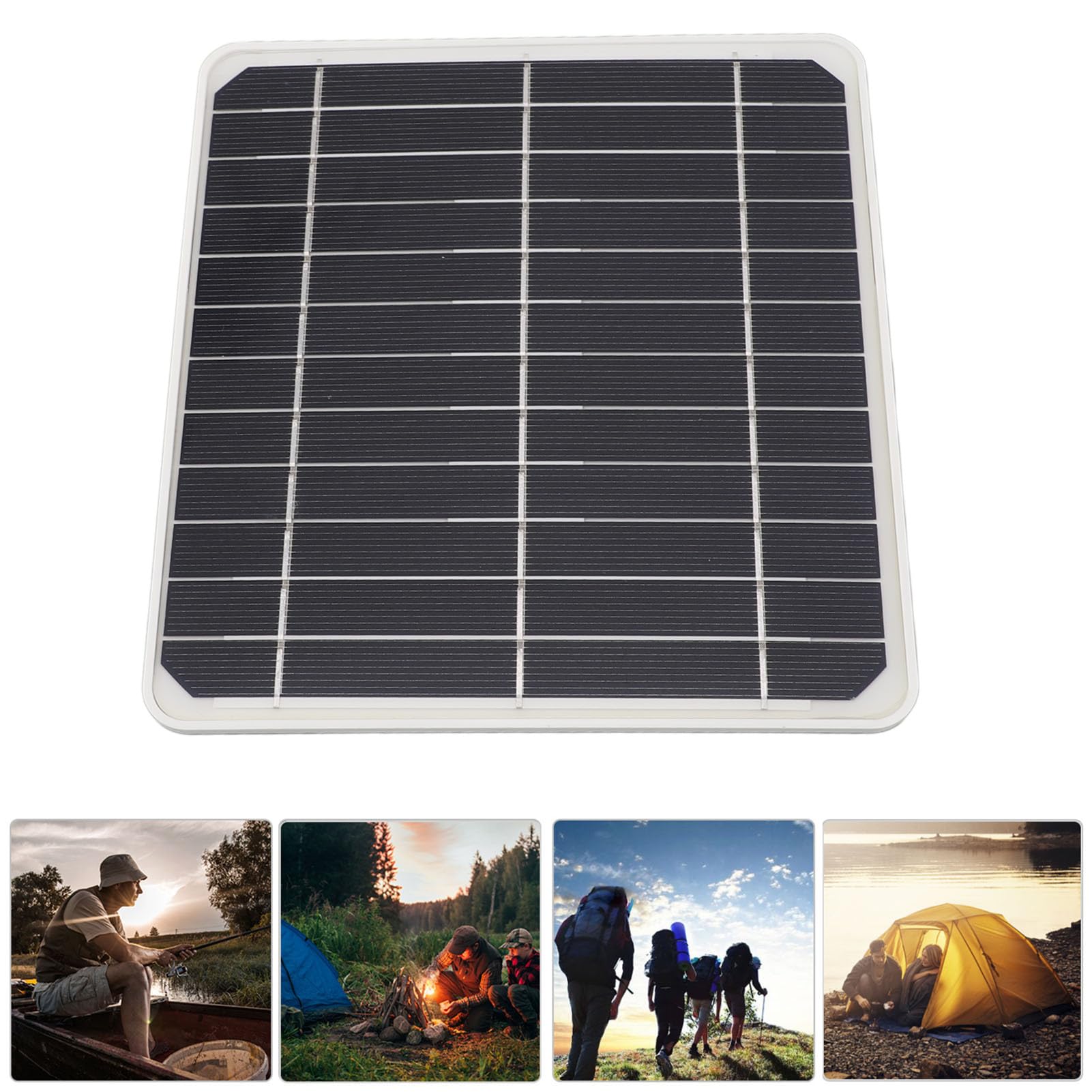20W Waterdichte Zonnepaneel Druppellader - Draagbaar USB C & DC Zonnepaneel Voor Rugzak En Fiets, 5V 2A