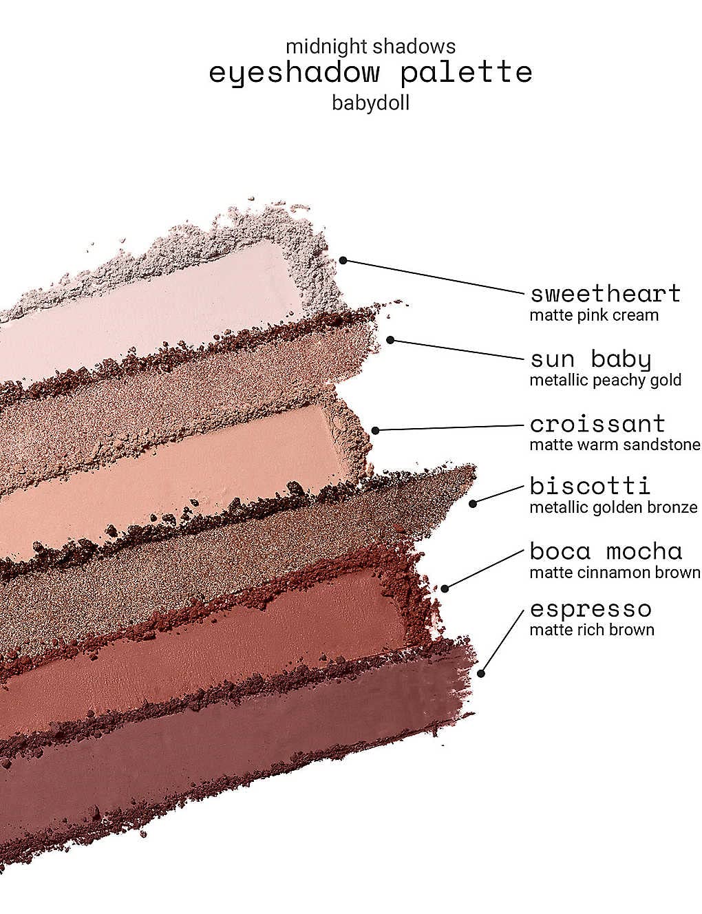 r.e.m. beauty Midnight Shadows Eyeshadow Palette, Babydoll - Image 3