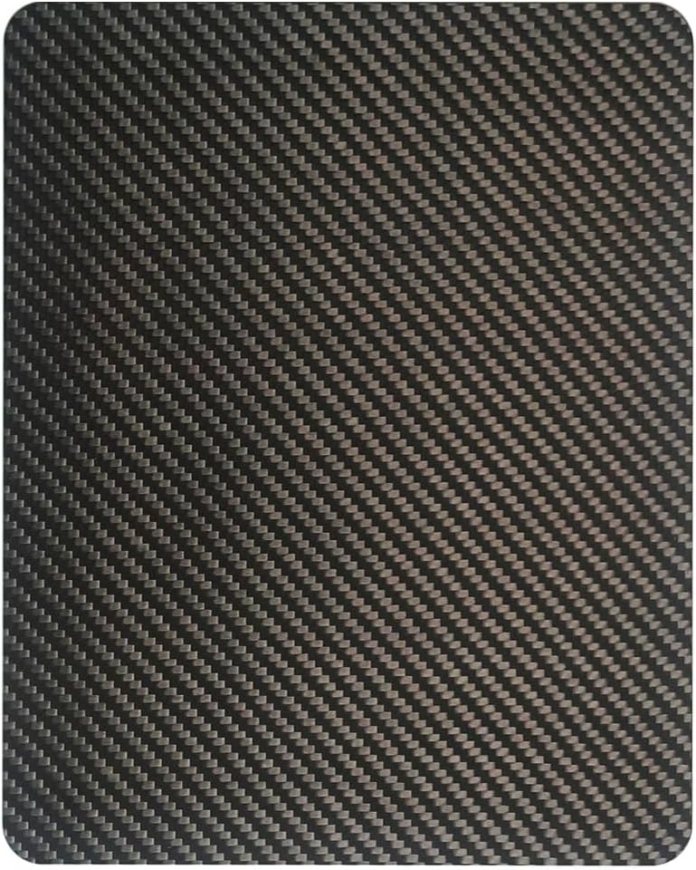 Multipurpose Carbon Fiber Mouse Pad - Hard, Thin, and Lightweight for Office, Gaming, and Daily Computer Use on Desk or Lap (3k Twill, Small)