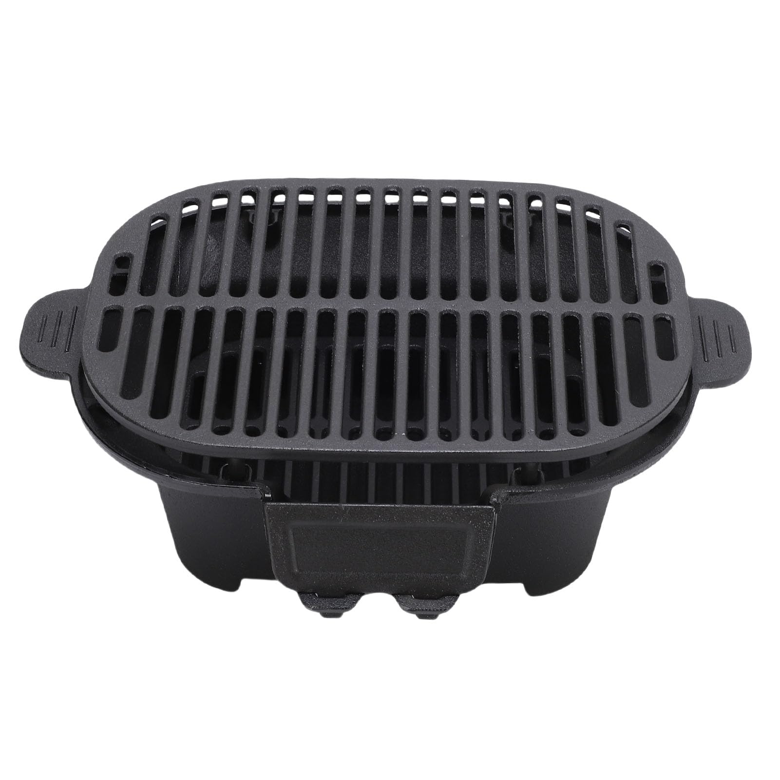ZJchao Fornello Yakitori, Griglia Hibachi Fornello Yakitori Giapponese in Ghisa Portatile da Esterno Mini Padella da Tavolo Griglia per Barbecue per Campeggio Picnic in Cortile